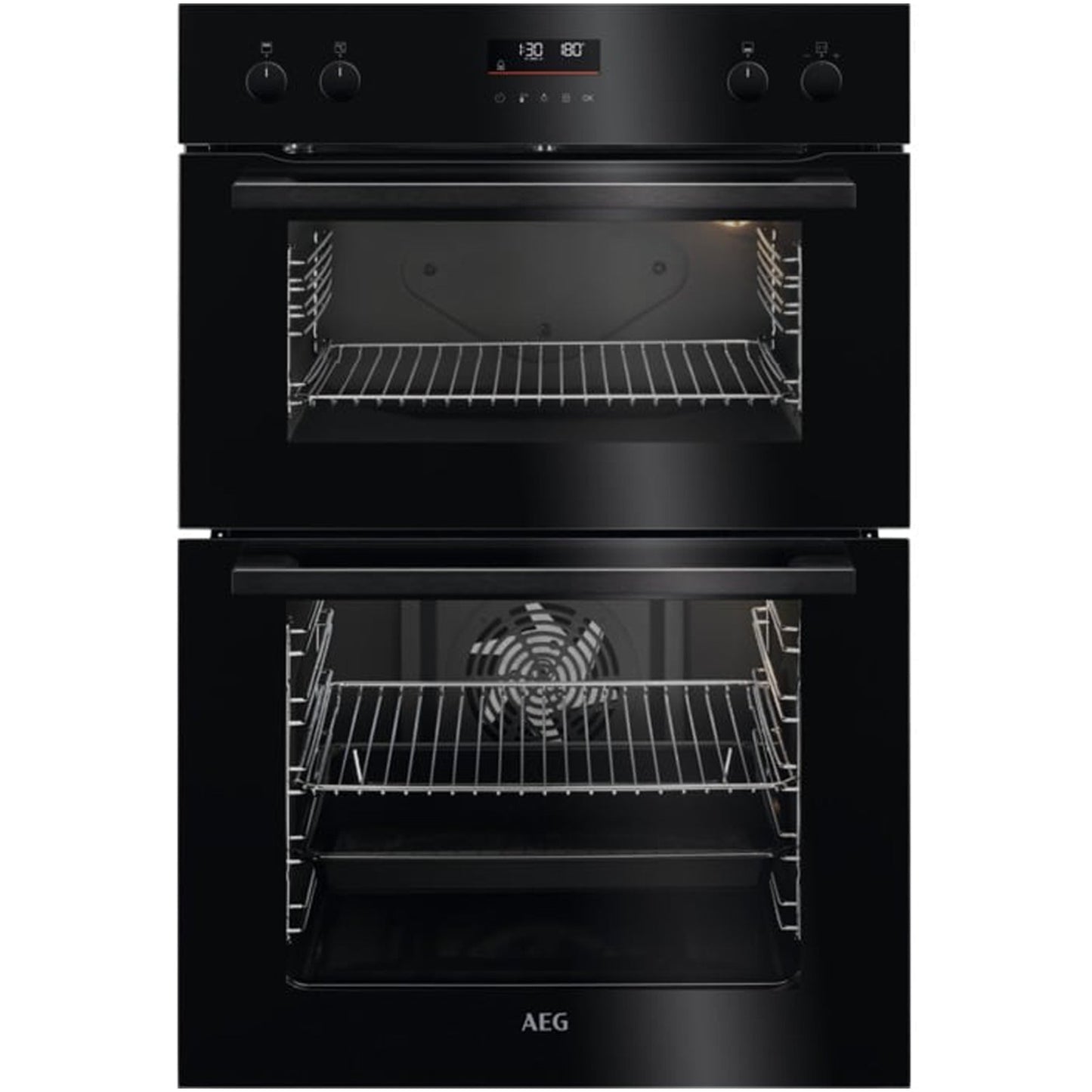 AEG 6000 Series DCE531160B Surround Cook Electric Built In Double Oven in Black