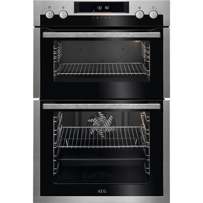 AEG 6000 Series DCS531160M Surround Cook Electric Built in Double Oven in Stainless Steel