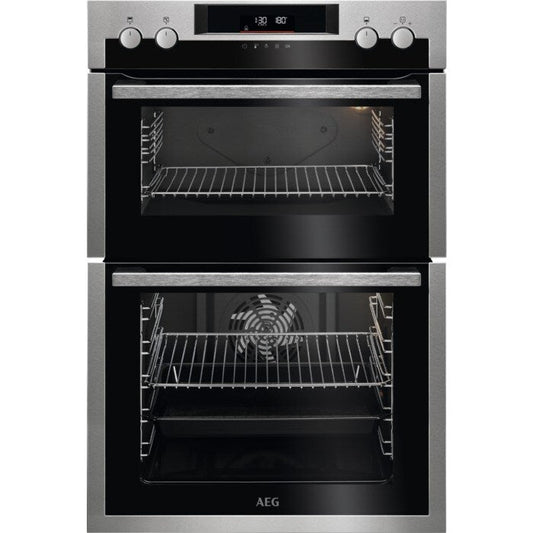 AEG 6000 Series DCS531160M Surround Cook Electric Built in Double Oven in Stainless Steel