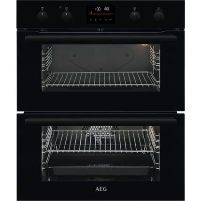 AEG 6000 Series DUB535060B SurroundCook Built Under Electric Double Oven in Black