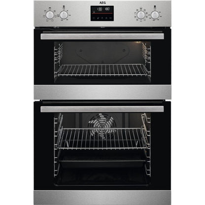 AEG 6000 Serires DCB535060M Surround Cook Electric Built in Double Oven Stainless Steel
