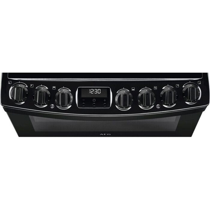 AEG CCB6741ACB Steam Bake 60cm Freestanding Electric Cooker with Ceramic Hob in Black