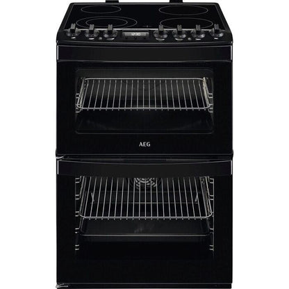 AEG CCB6741ACB Steam Bake 60cm Freestanding Electric Cooker with Ceramic Hob in Black