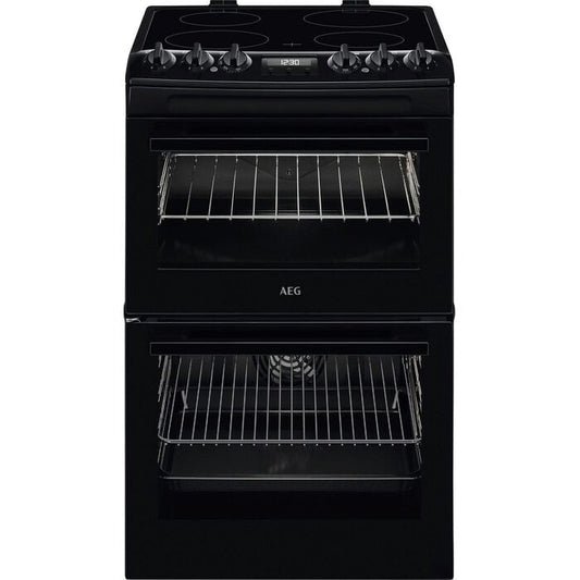 AEG CCX1530ACB 5000 Series Surround Cook 55cm Freestanding Electric Cooker with Ceramic Hob in Black