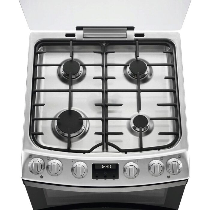 AEG CKB6541ACM 60cm 5000 Series Surround Cook Dual Fuel Freestanding Cooker With Double Oven in Stainless Steel