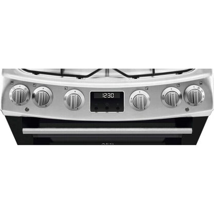 AEG CKX6540ACM 60cm 5000 Series Surround Cook Dual Fuel Freestanding Cooker With Double Oven in Stainless Steel