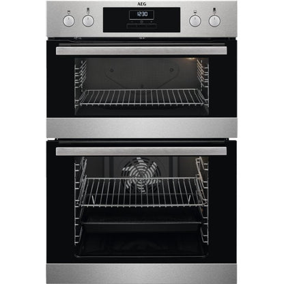 AEG DCB331010M Built-In Electric Double Oven Stainless Steel
